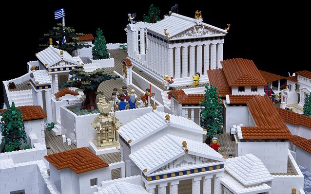 Acropolis made of Lego